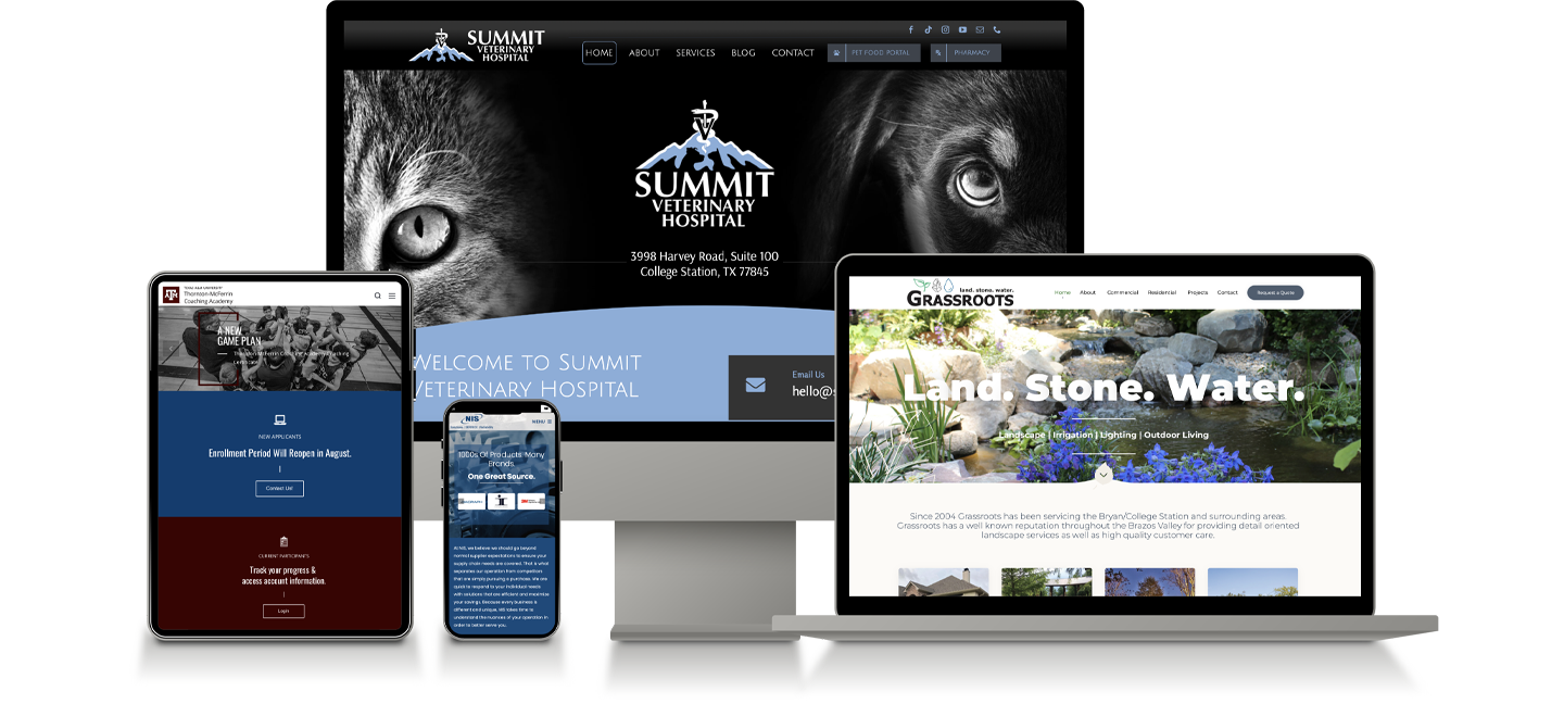 Website Design & Development in College Station, Texas