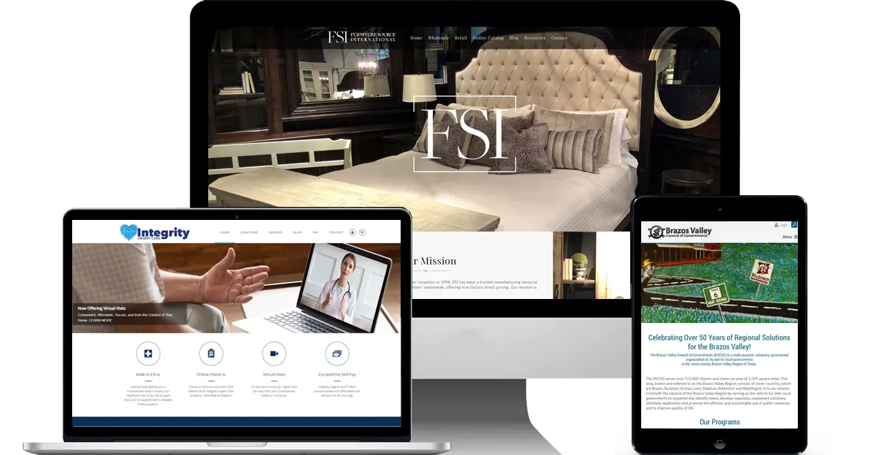 Website Design & Development in College Station, Texas